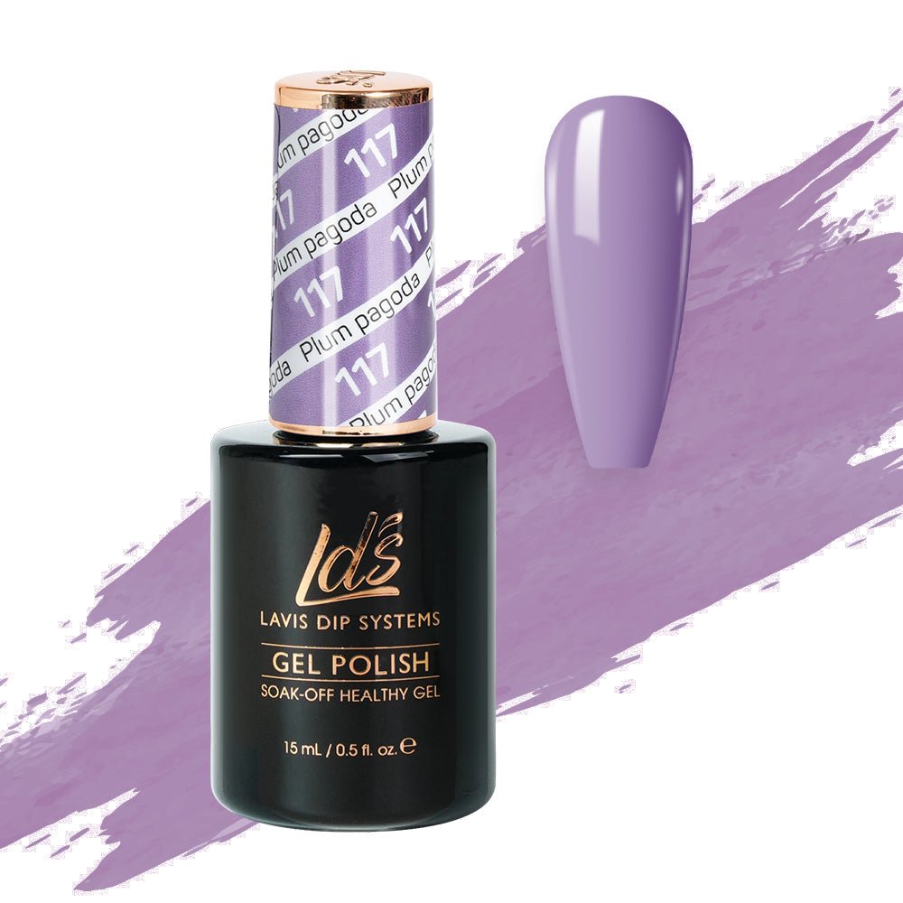 LDS Gel Polish 117 - Plum Pagoda - DTK Nail Supply