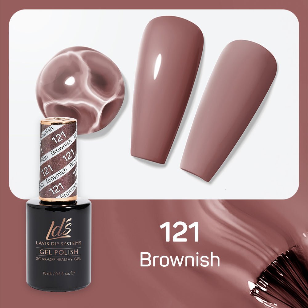 LDS Gel Polish 121 - Brownish - DTK Nail Supply