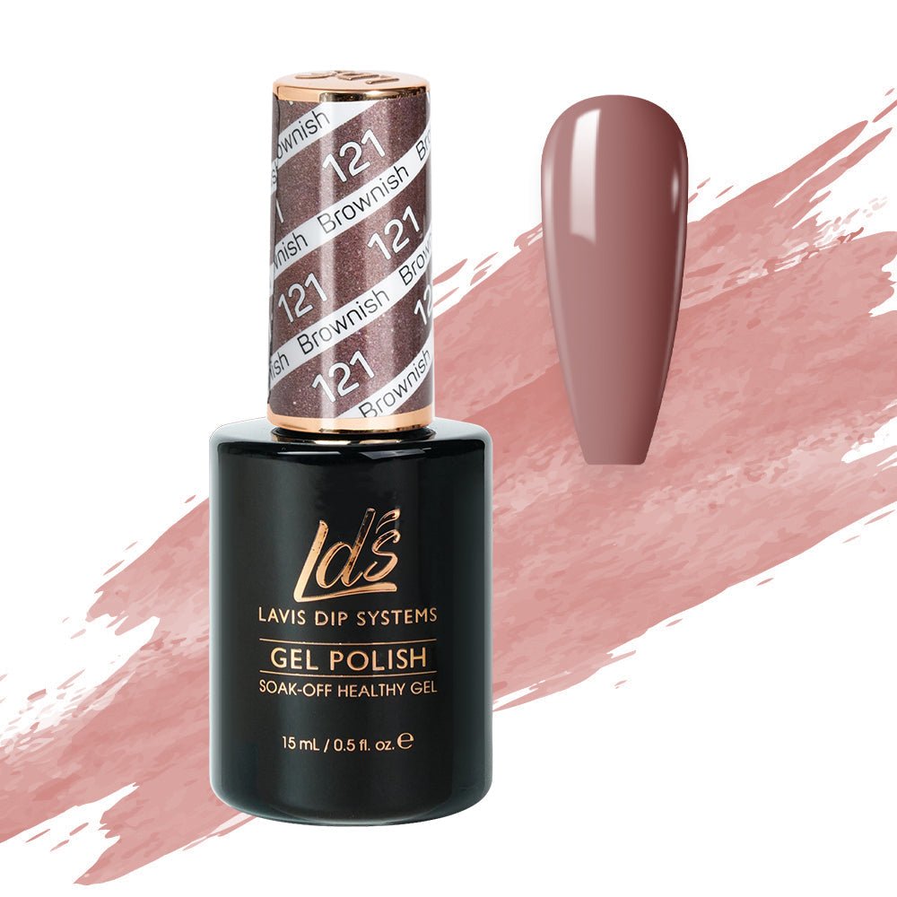 LDS Gel Polish 121 - Brownish - DTK Nail Supply