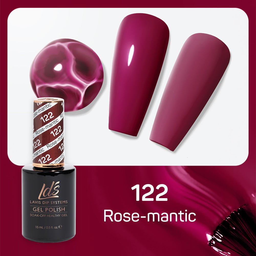 LDS Gel Polish 122 - Rose - Mantic - DTK Nail Supply