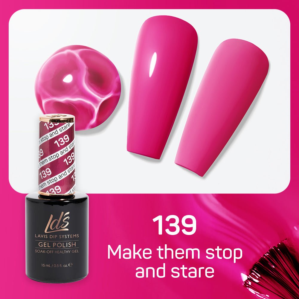 LDS Gel Polish 139 - Make Them Stop And Stare - DTK Nail Supply