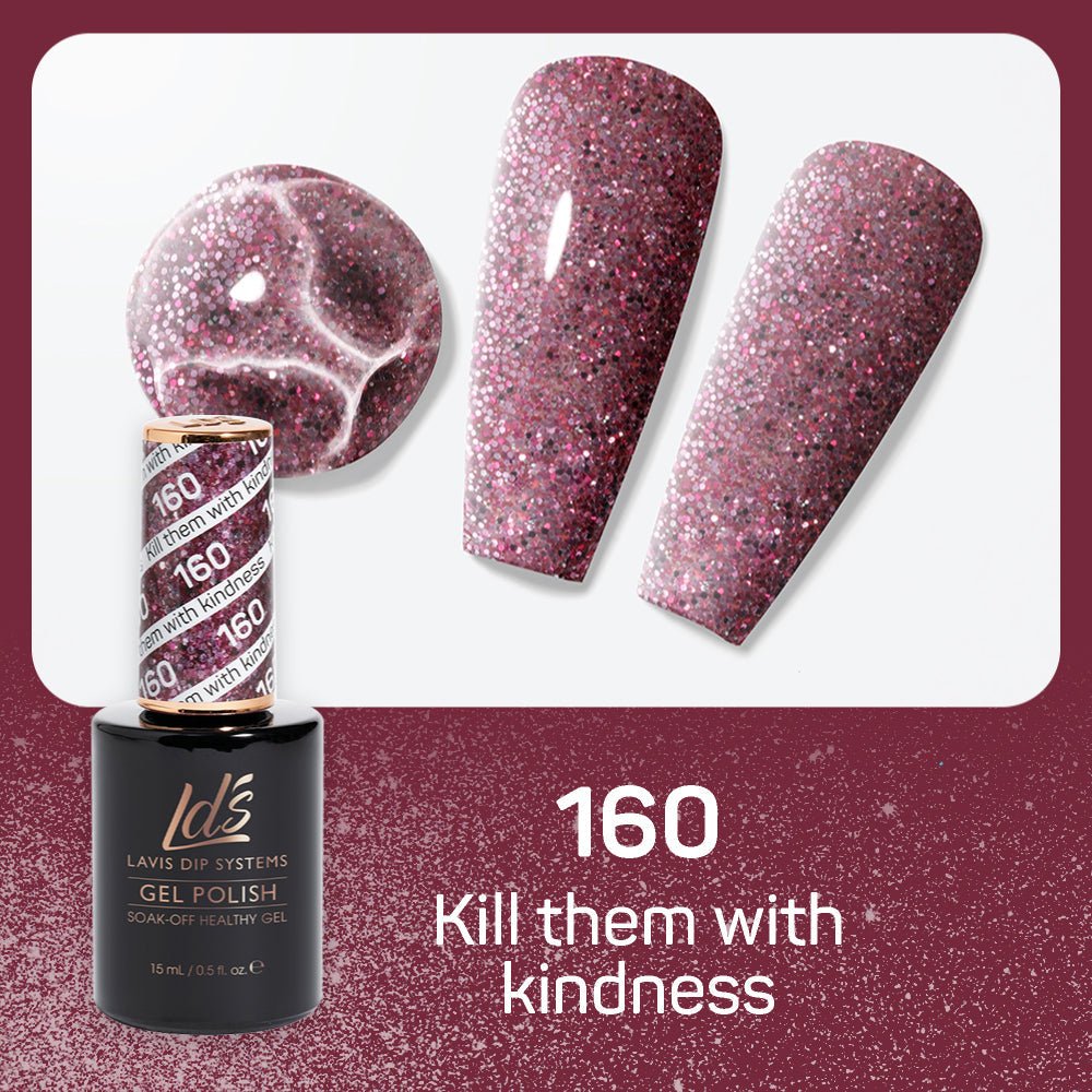 LDS Gel Polish 160 - Kill Them With Kindness - DTK Nail Supply