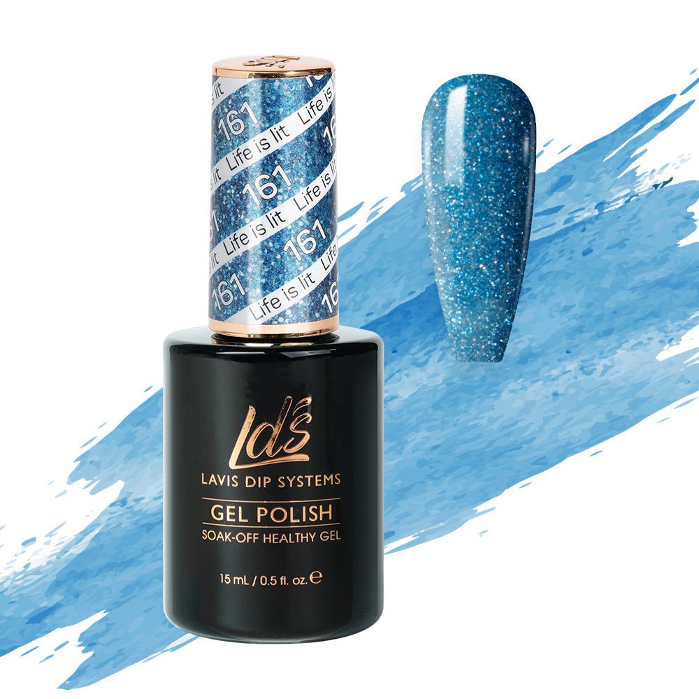 LDS Gel Polish 161 - Life Is Lit - DTK Nail Supply