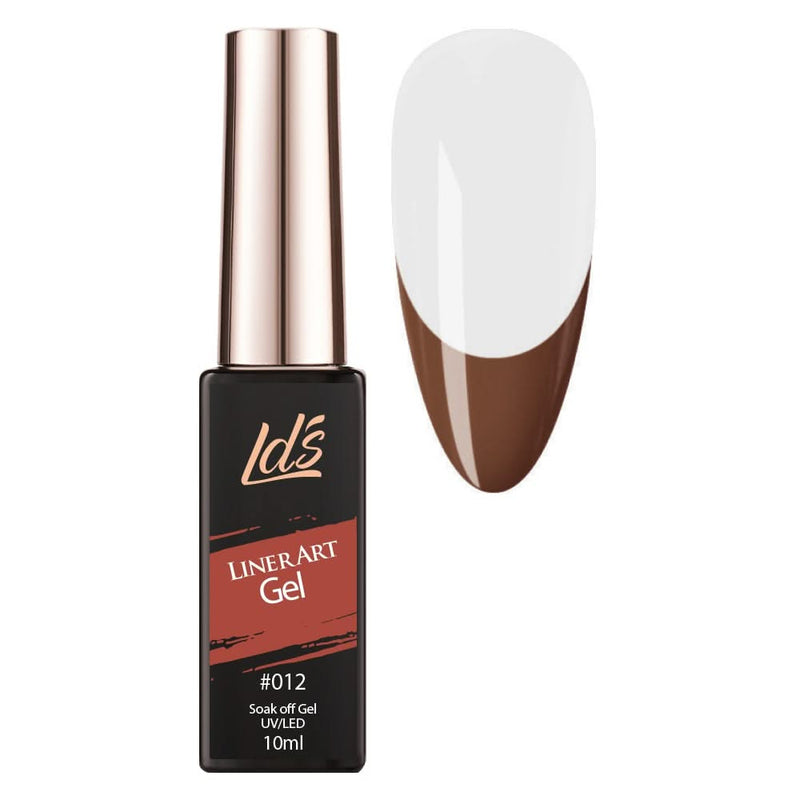 LDS Gel Polish Nail Art Liner - Brown 12 (ver 2) - DTK Nail Supply