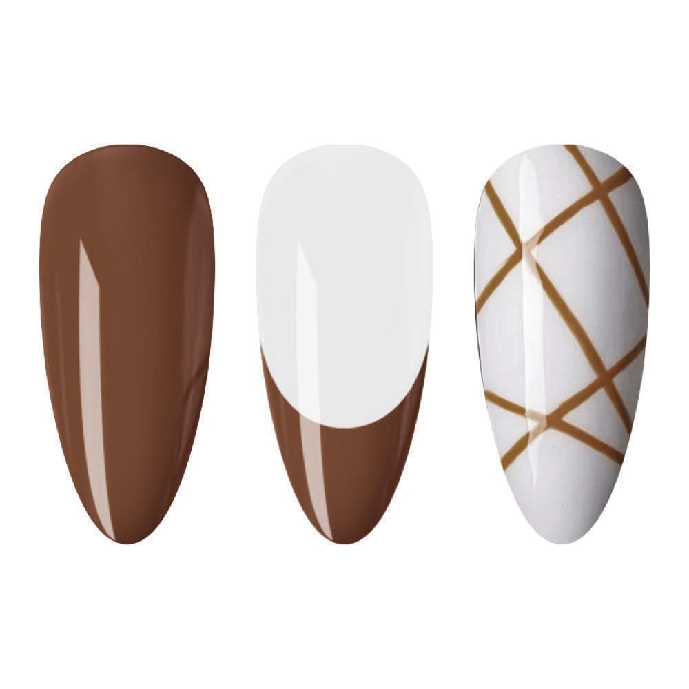 LDS Gel Polish Nail Art Liner - Brown 12 (ver 2) - DTK Nail Supply