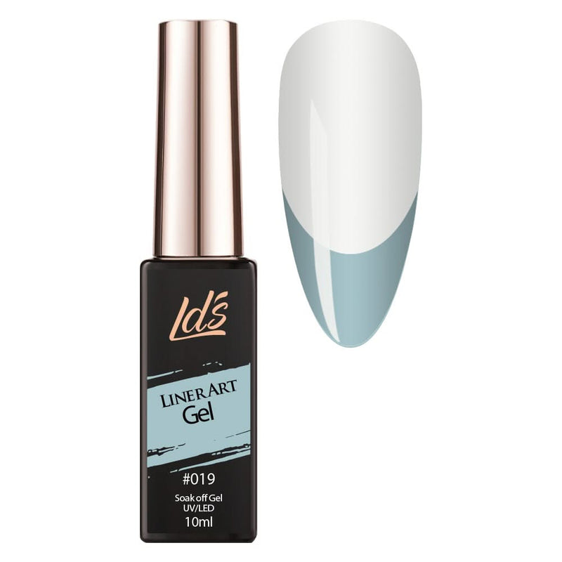 LDS Gel Polish Nail Art Liner - Pastel Blue 19 (ver 2) - DTK Nail Supply