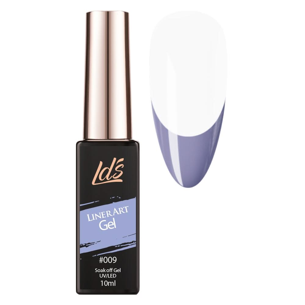 LDS Gel Polish Nail Art Liner Set (12 colors): 01 - 12 (ver 2) - DTK Nail Supply