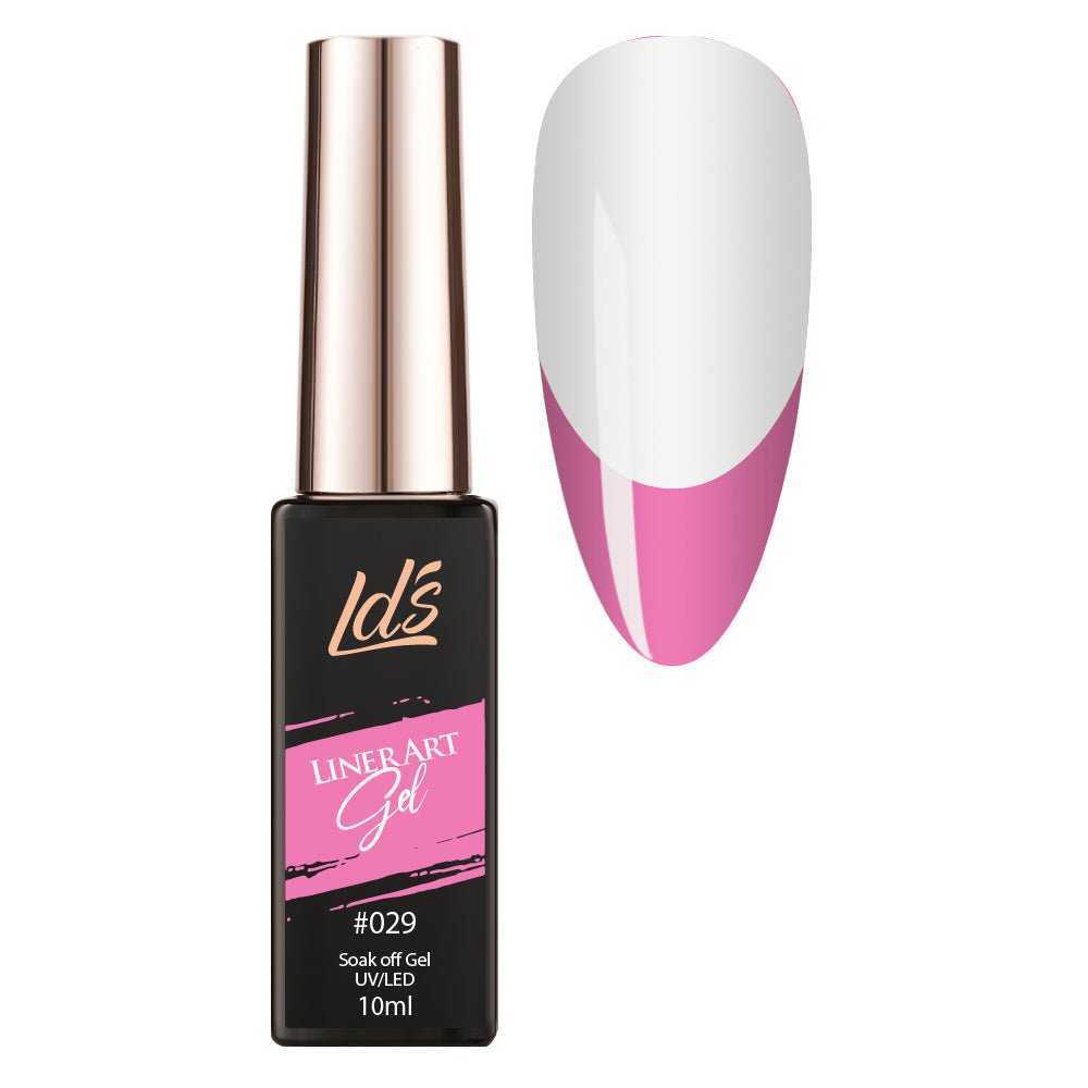 LDS Gel Polish Nail Art Liner Set (6 colors): 25 - 30 - DTK Nail Supply