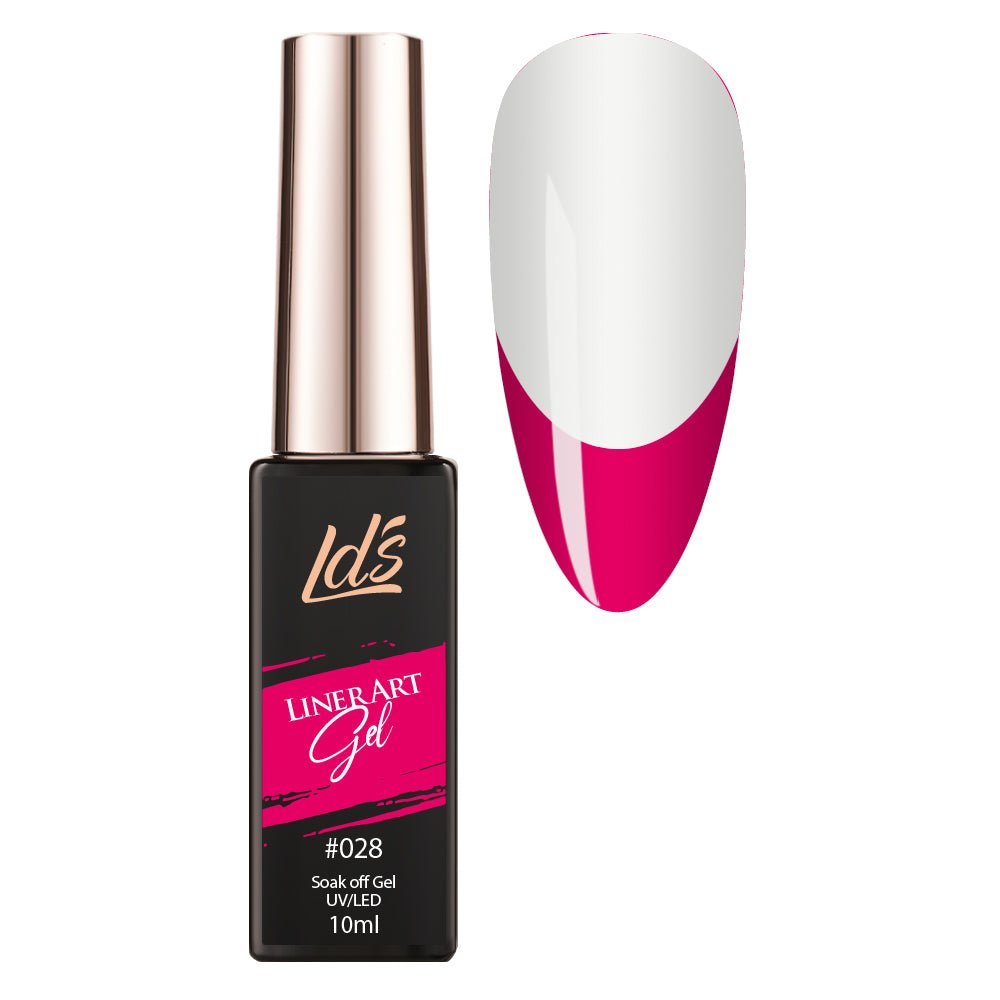 LDS Gel Polish Nail Art Liner Set (6 colors): 25 - 30 - DTK Nail Supply