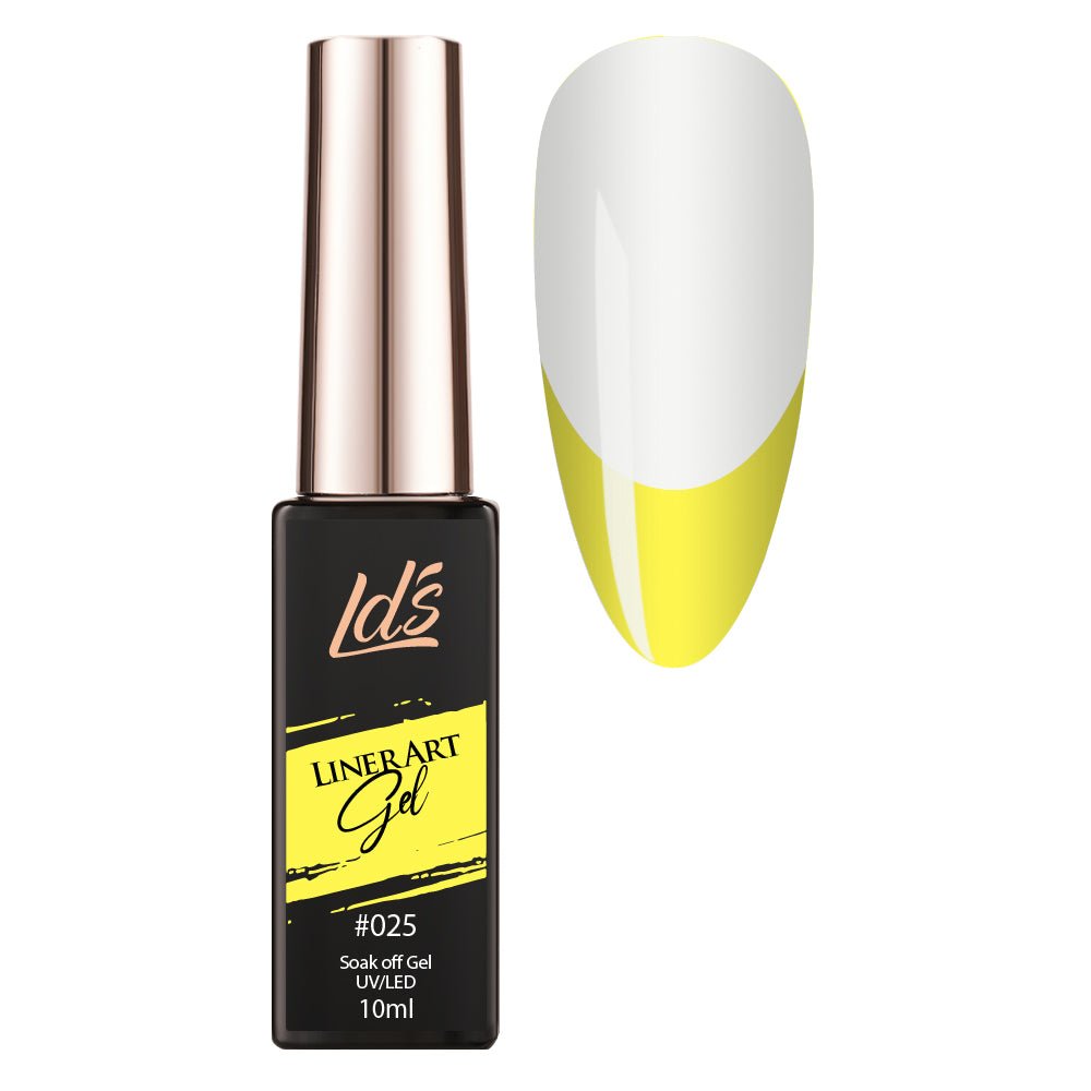 LDS Gel Polish Nail Art Liner Set (6 colors): 25 - 30 - DTK Nail Supply