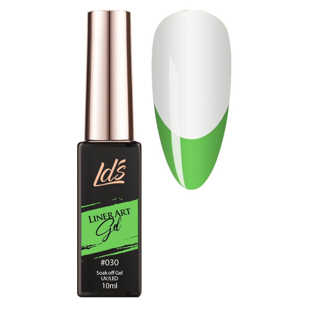 LDS Gel Polish Nail Art Liner Set (6 colors): 25 - 30 - DTK Nail Supply