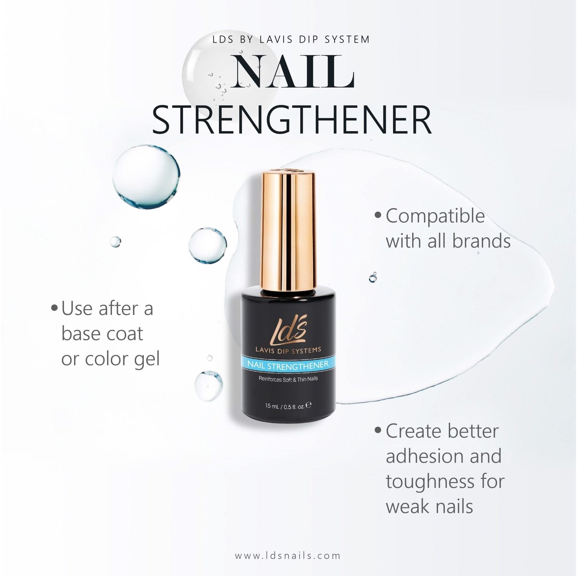 LDS Gel Strengthener - 0.5 oz - DTK Nail Supply