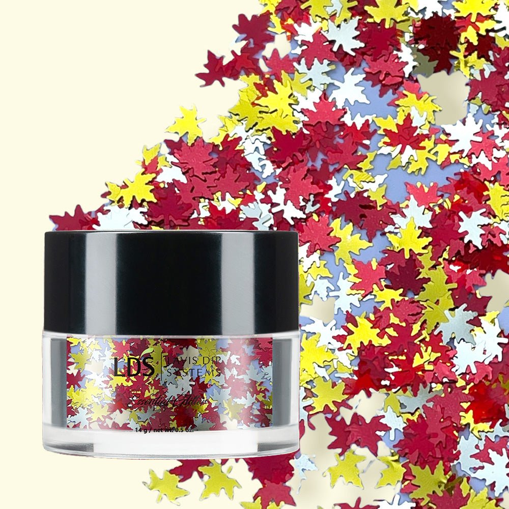 LDS Glitter Nail Art (6 colors): MA01 - MA06 - 0.5 oz - DTK Nail Supply