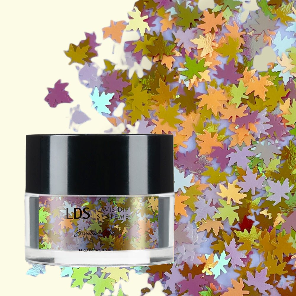 LDS Glitter Nail Art (6 colors): MA01 - MA06 - 0.5 oz - DTK Nail Supply