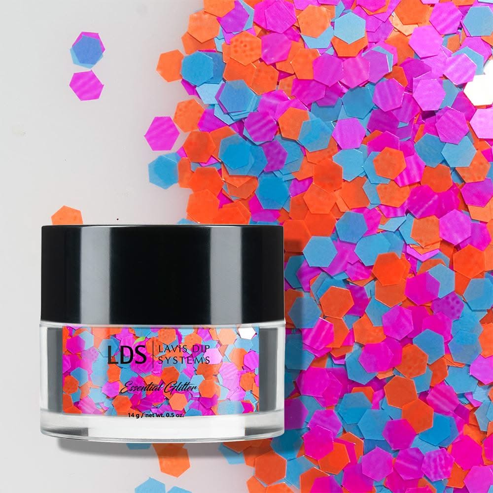 LDS Glitter Nail Art - DBD01 0.5 oz - DTK Nail Supply