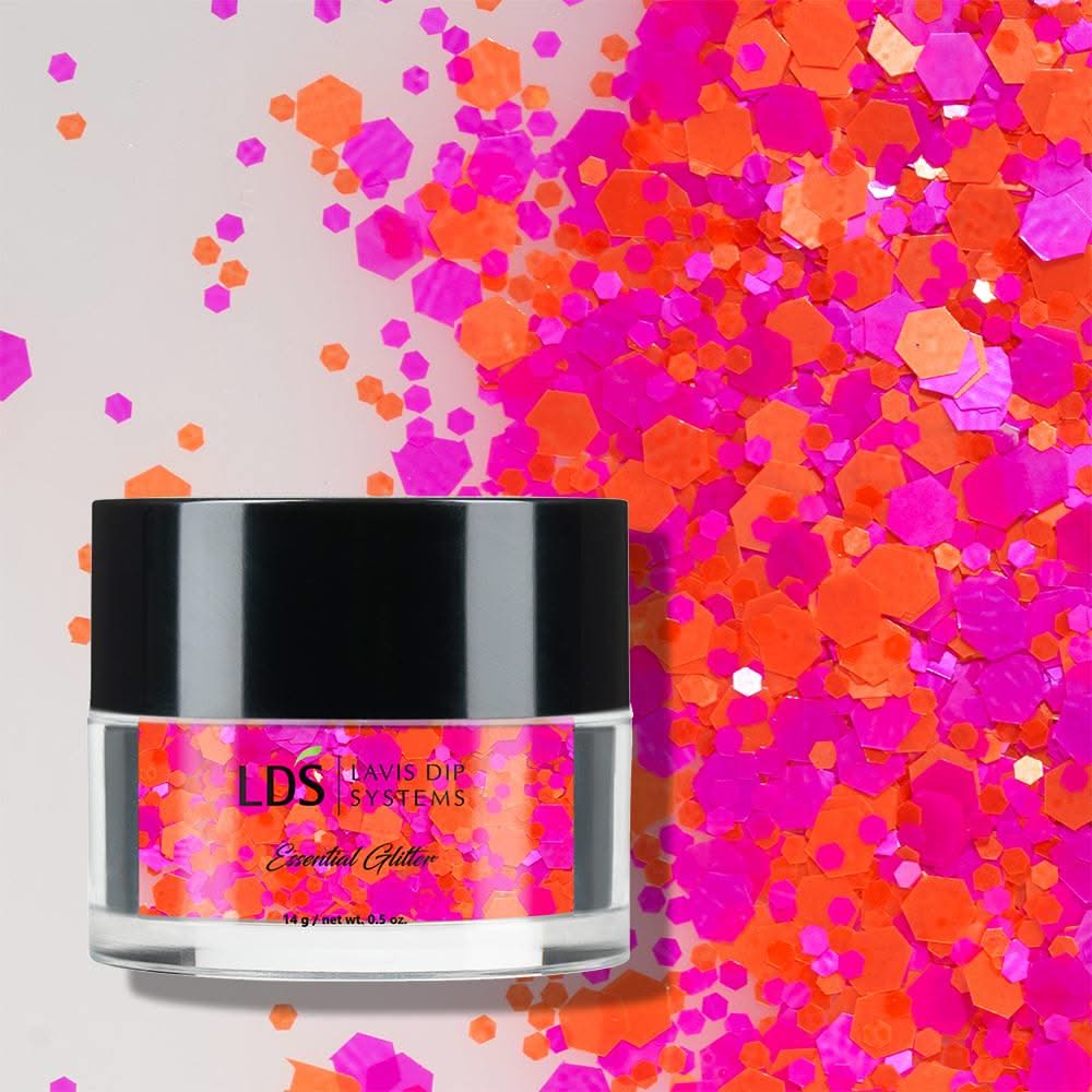 LDS Glitter Nail Art - DBD02 0.5 oz - DTK Nail Supply