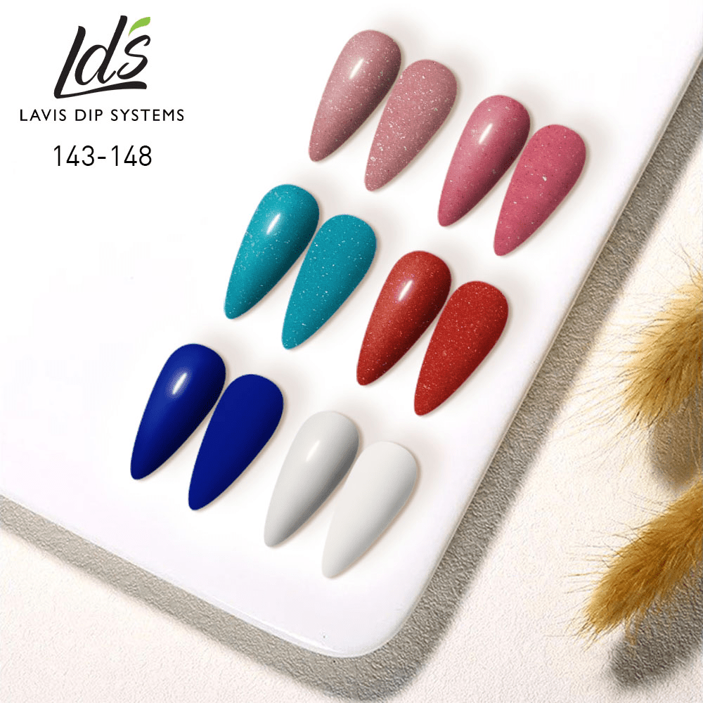 LDS Healthy Nail Lacquer Set (6 colors): 143 to 148 - DTK Nail Supply
