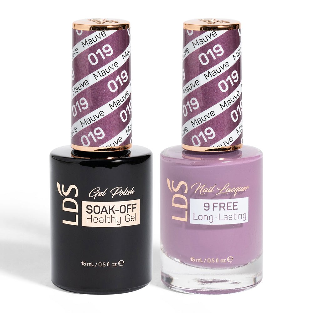 LDS Holiday Gift Bundle: 4 Gel & Lacquer, 1 Base Gel, 1 Top Gel - 018, 019, 132, 144 - DTK Nail Supply