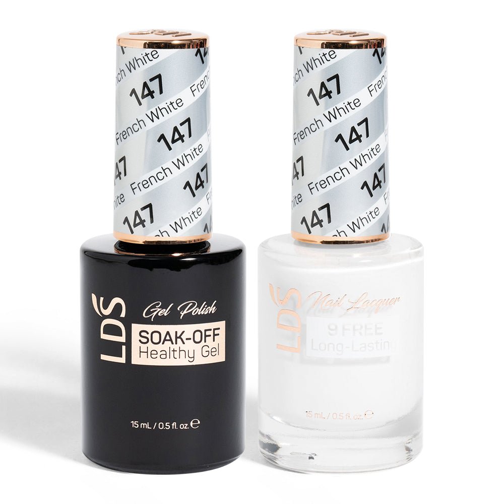 LDS Holiday Gift Bundle: 4 Gel & Lacquer, 1 Base Gel, 1 Top Gel - 089, 142, 146, 147 - DTK Nail Supply