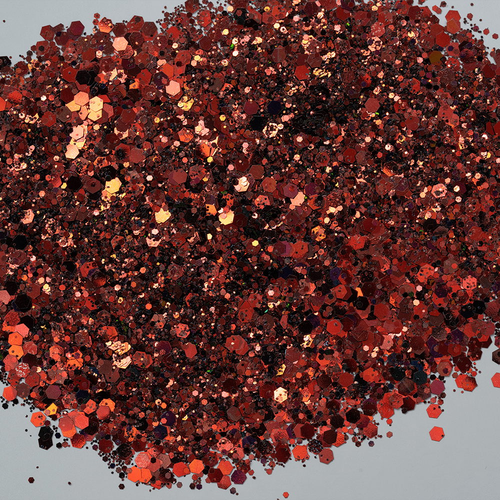 LDS Holographic Chunky Glitter Nail Art - 0.5oz DCG03 - DTK Nail Supply