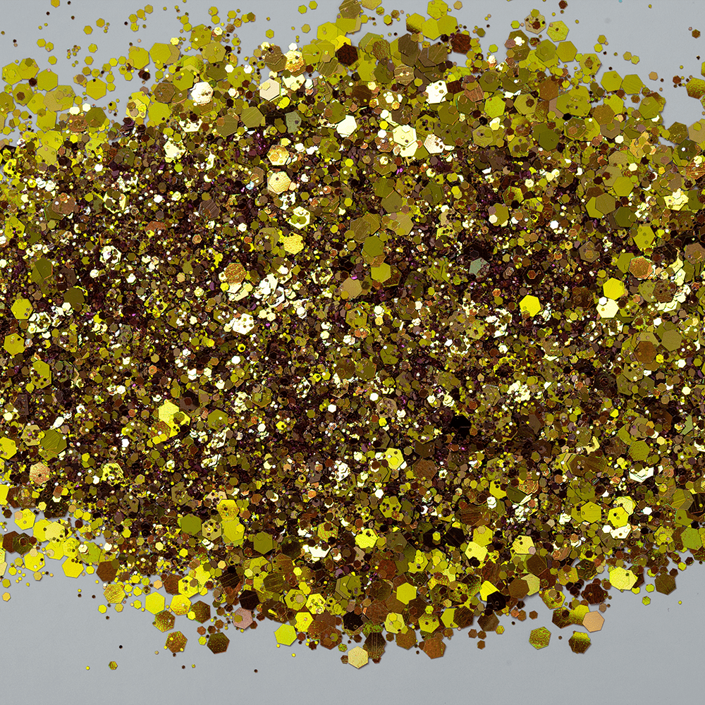 LDS Holographic Chunky Glitter Nail Art - 0.5oz DCG04 - DTK Nail Supply