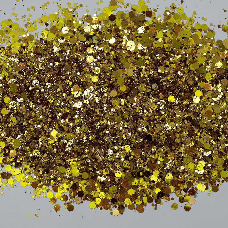 LDS Holographic Chunky Glitter Nail Art - 0.5oz DCG04 - DTK Nail Supply
