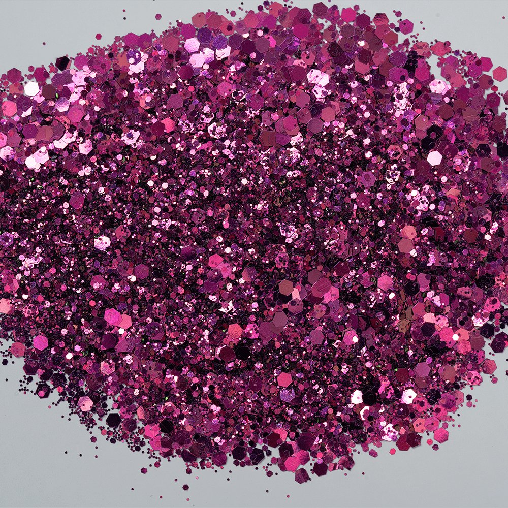 LDS Holographic Chunky Glitter Nail Art - 0.5oz DCG05 - DTK Nail Supply