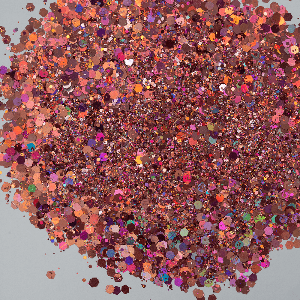 LDS Holographic Chunky Glitter Nail Art - 0.5oz DCG07 - DTK Nail Supply