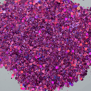 LDS Holographic Chunky Glitter Nail Art - 0.5oz DCG08 - DTK Nail Supply