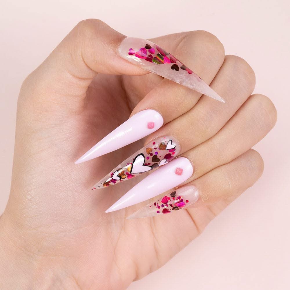 LDS Holographic Chunky Glitter Nail Art - 0.5oz DCG09 - DTK Nail Supply