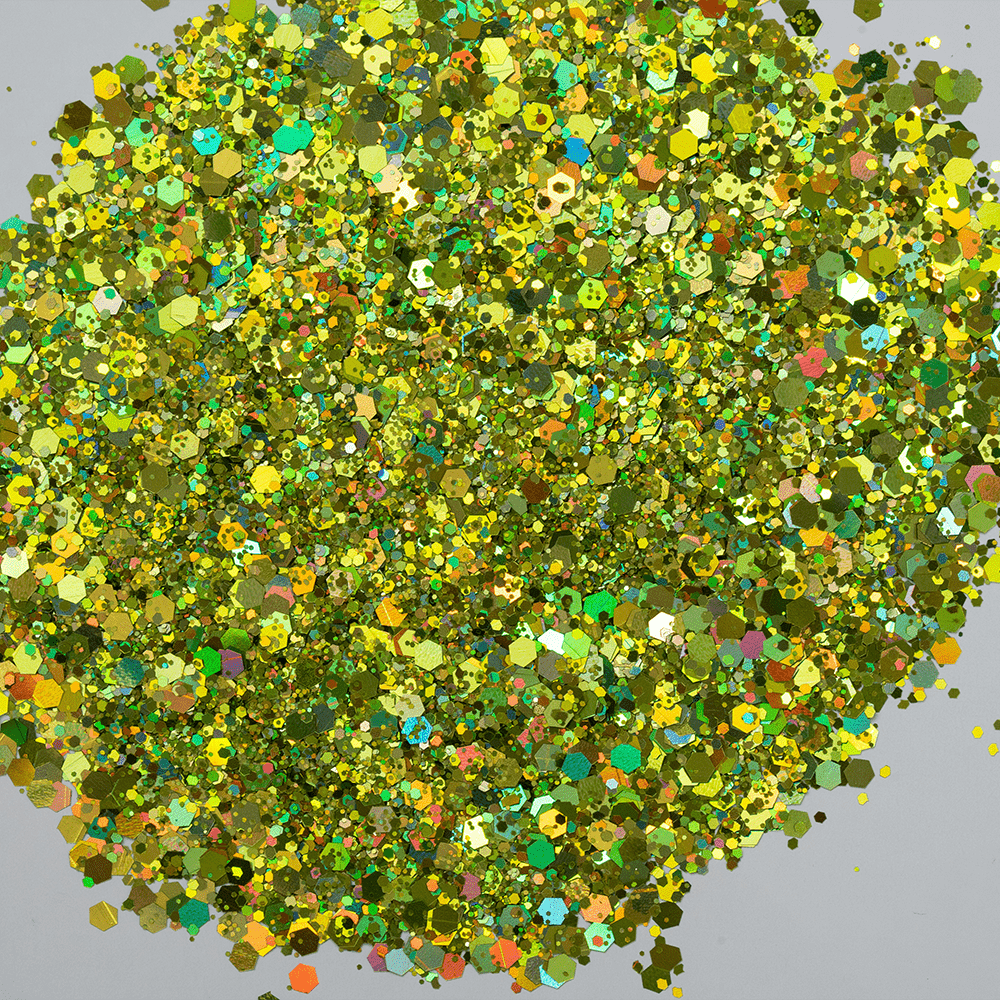 LDS Holographic Chunky Glitter Nail Art - 0.5oz DCG10 - DTK Nail Supply