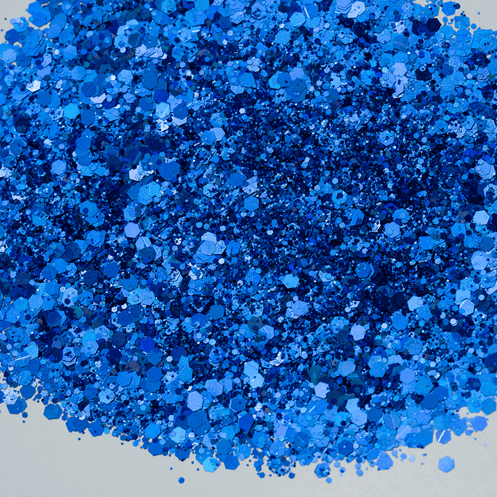 LDS Holographic Chunky Glitter Nail Art - 0.5oz DCG12 - DTK Nail Supply