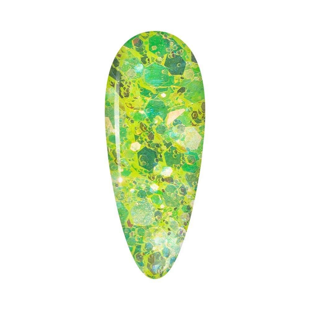 LDS Holographic Chunky Glitter Nail Art - 0.5oz DGL03 - DTK Nail Supply