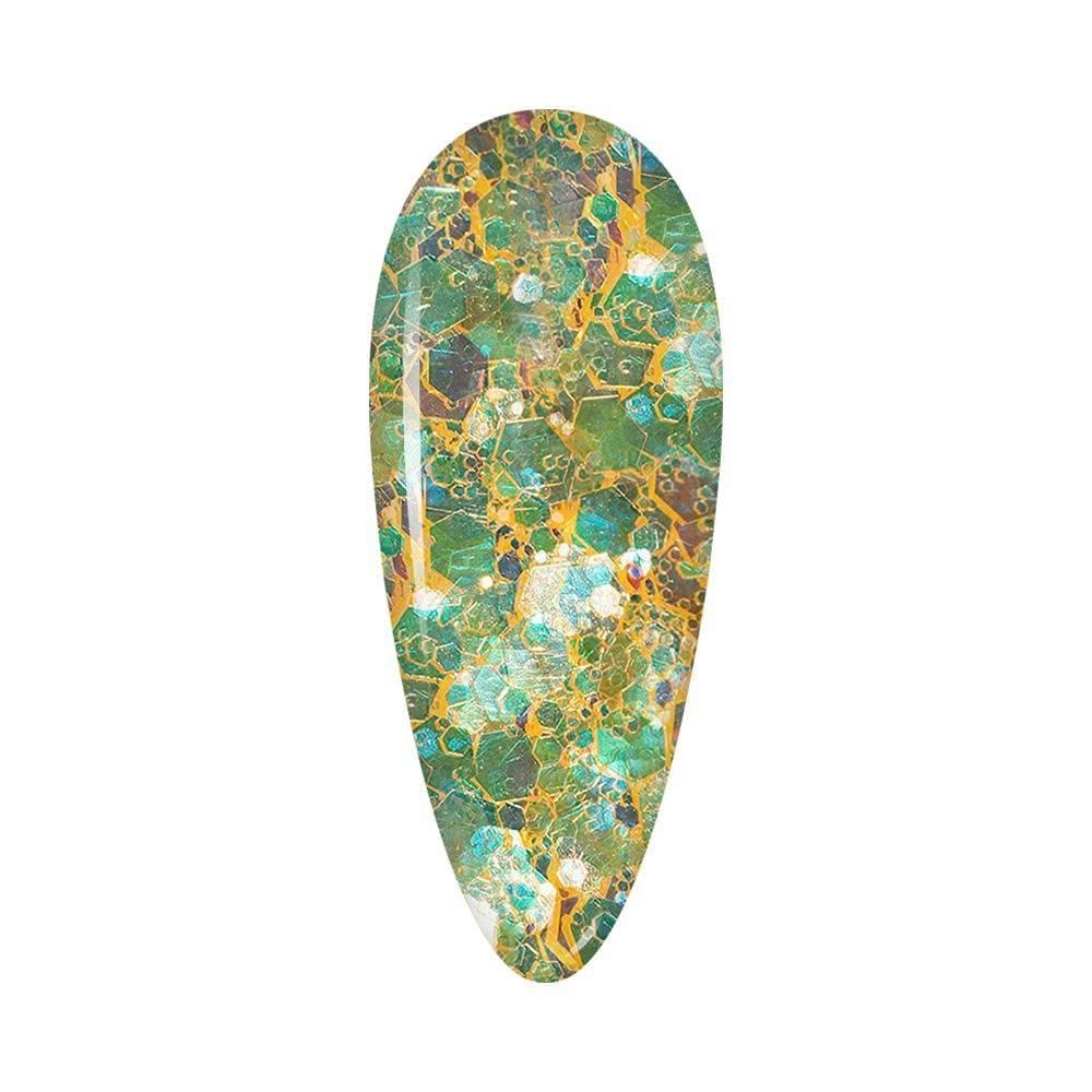 LDS Holographic Chunky Glitter Nail Art - 0.5oz DGL05 - DTK Nail Supply
