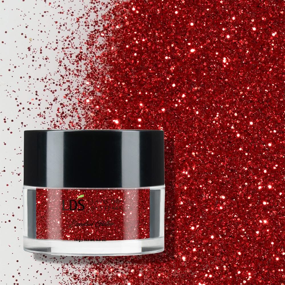 LDS Holographic Fine Glitter Nail Art - 0.5oz DB08 Love Language - DTK Nail Supply