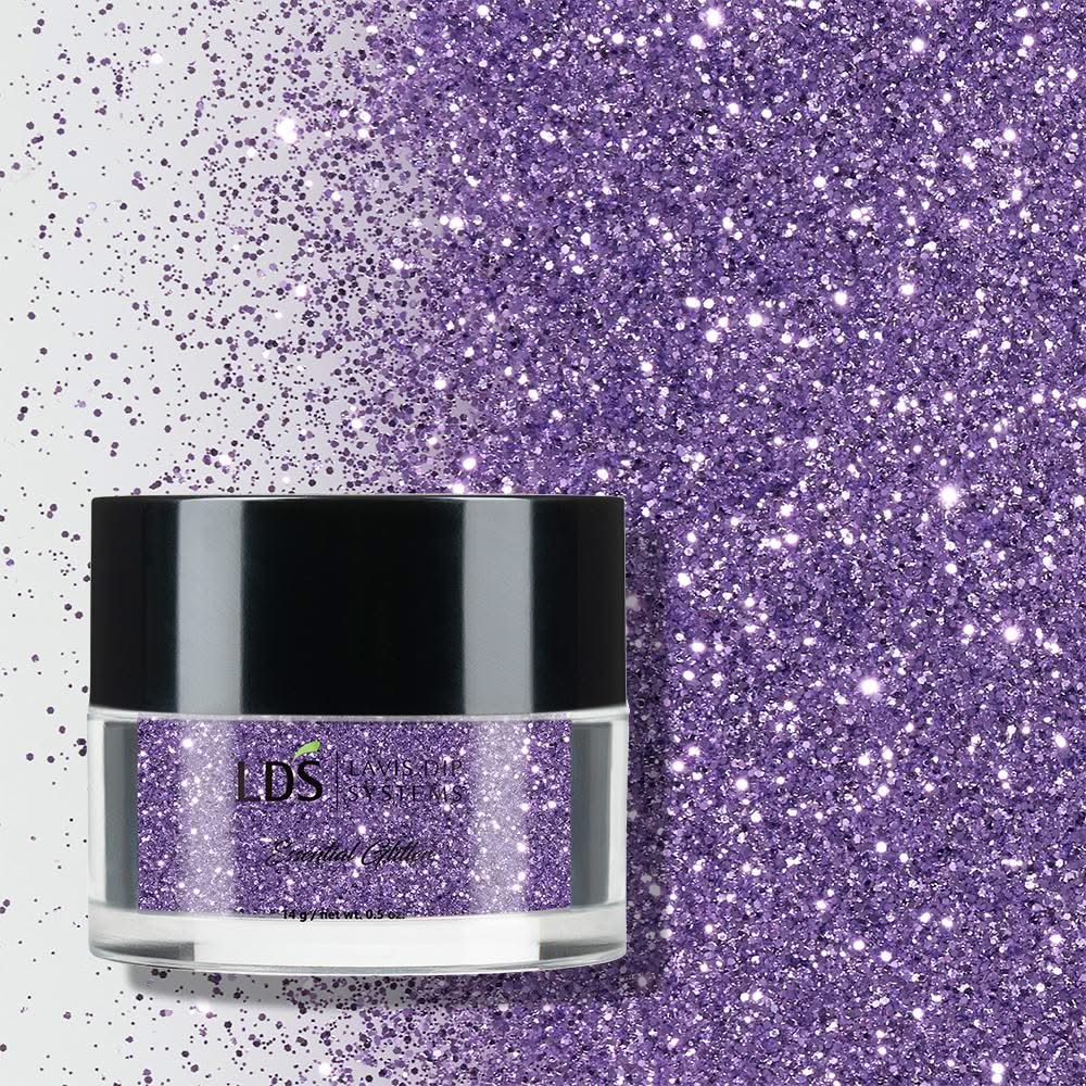 LDS Holographic Fine Glitter Nail Art - 0.5oz DB10 Disco Lady - DTK Nail Supply