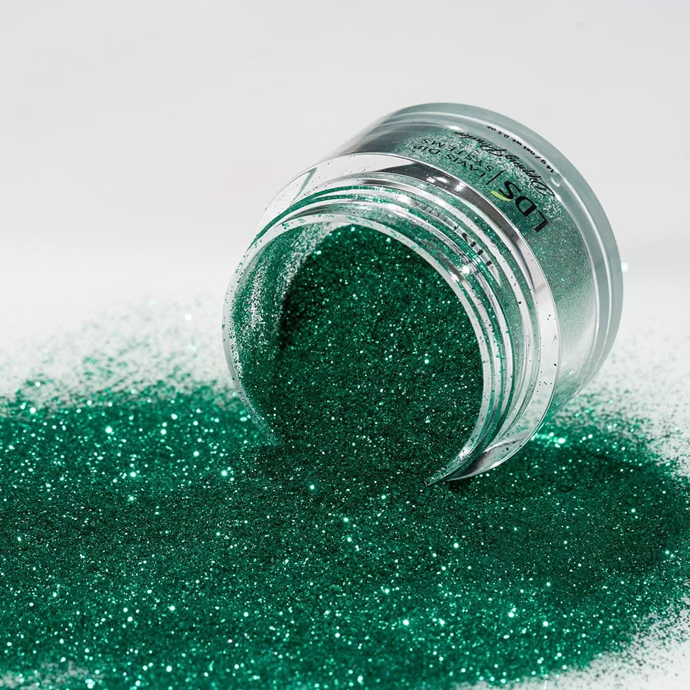 LDS Holographic Fine Glitter Nail Art - 0.5oz DB11 Forest - DTK Nail Supply