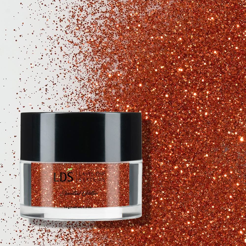 LDS Holographic Fine Glitter Nail Art - 0.5oz DB12 Homecoming - DTK Nail Supply