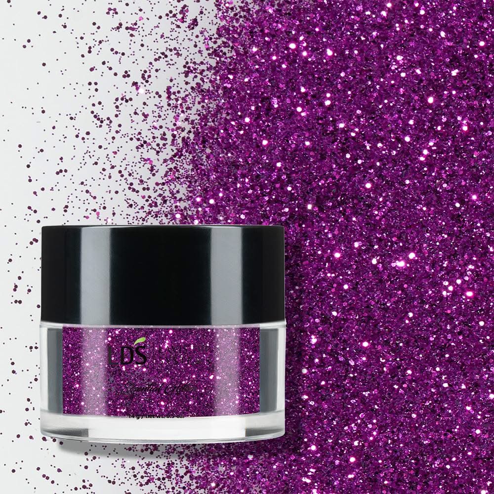 LDS Holographic Fine Glitter Nail Art - 0.5oz DB15 Pretty Cruel - DTK Nail Supply