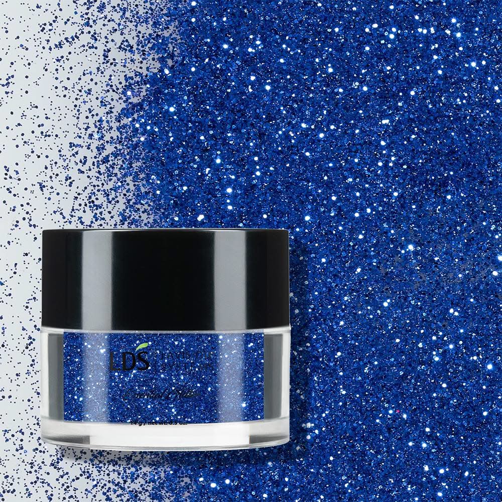 LDS Holographic Fine Glitter Nail Art - 0.5oz DB20 Deep Sea - DTK Nail Supply