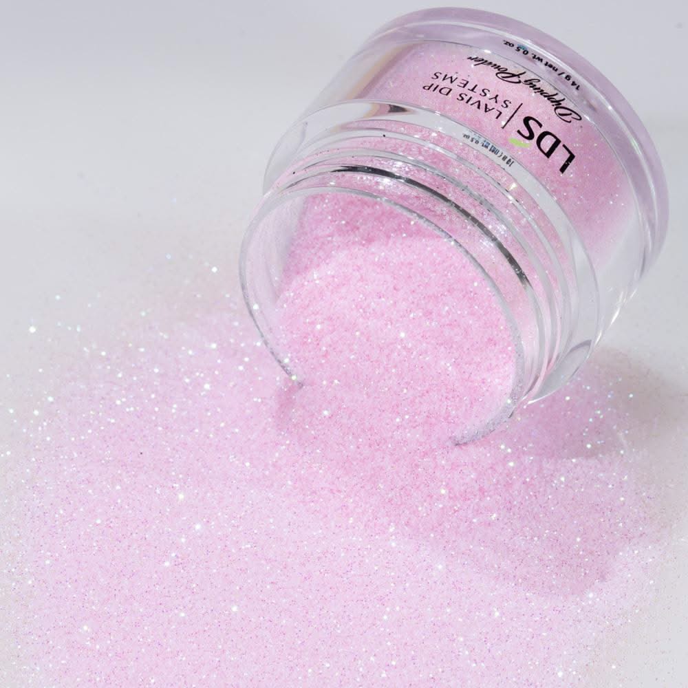 LDS Holographic Fine Glitter Nail Art - 0.5oz DB22 Cotton Candy - DTK Nail Supply