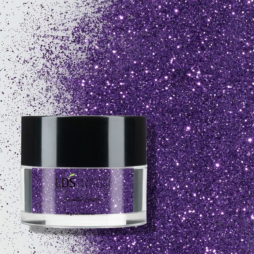 LDS Holographic Fine Glitter Nail Art - 0.5oz DB24 Hopeless Romance - DTK Nail Supply