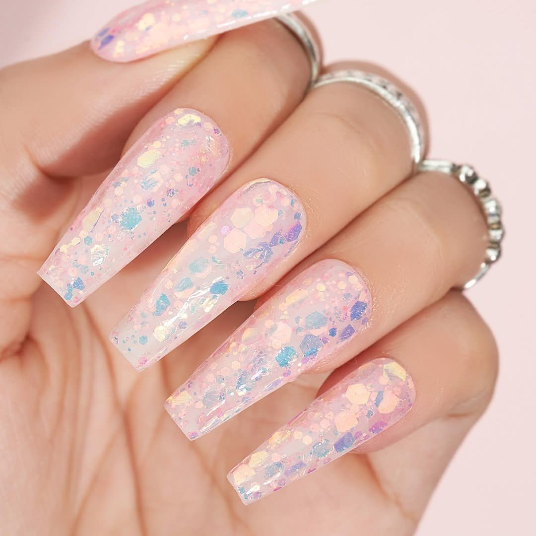 LDS Holographic Glitter GL04 - Acrylic & Dip Powder 1 oz - DTK Nail Supply
