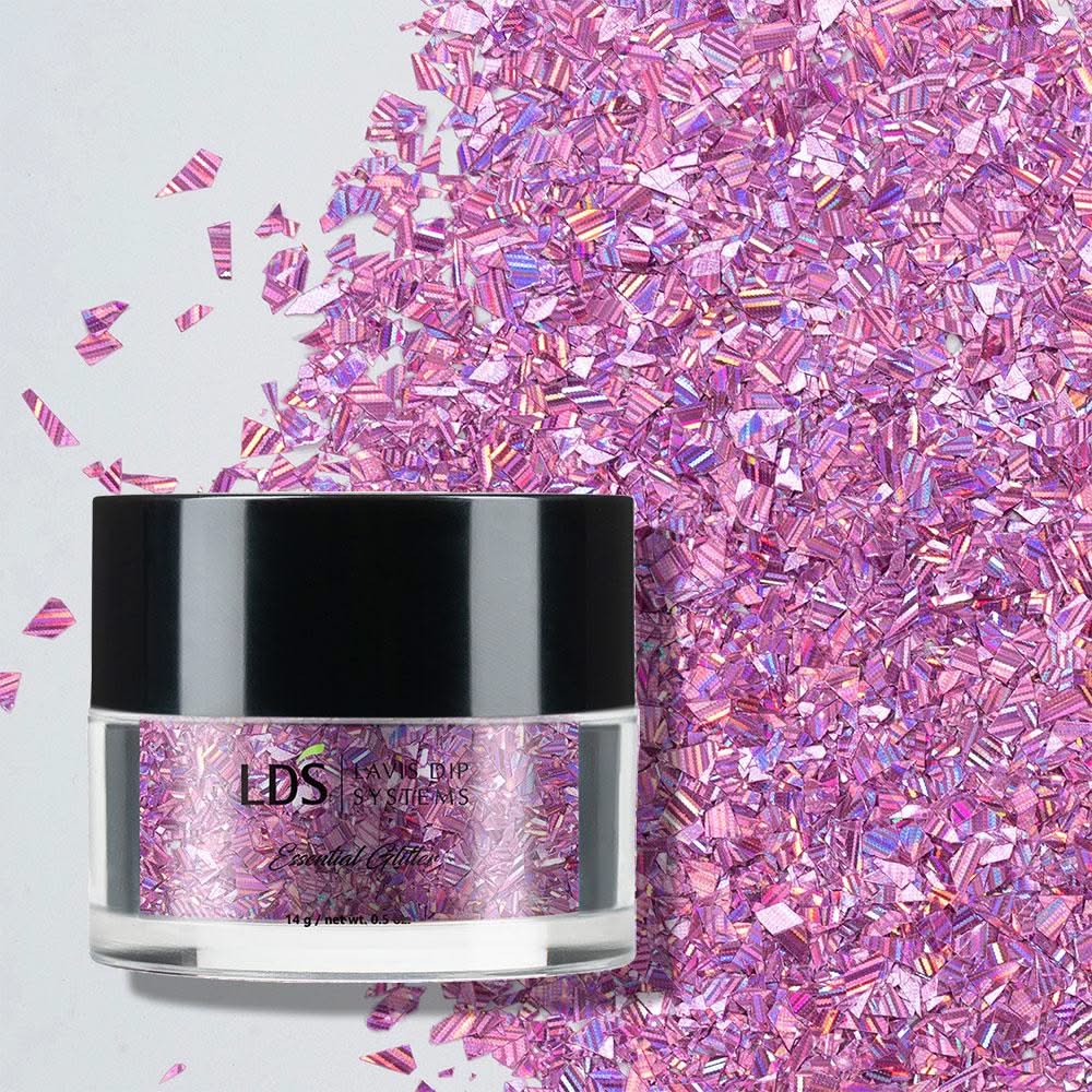 LDS Irregular Flakes Glitter DIG08 0.5 oz - DTK Nail Supply