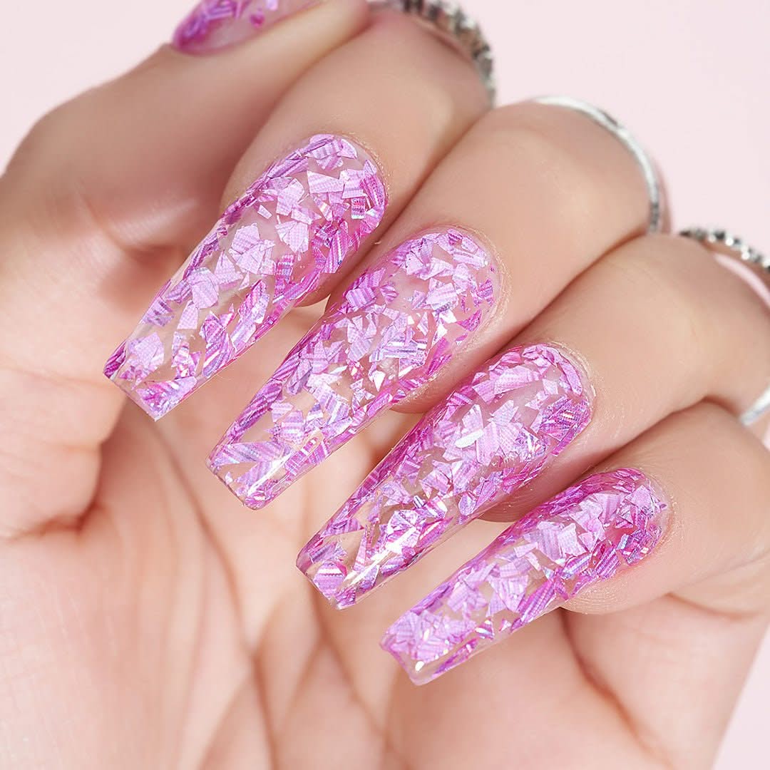 LDS Irregular Flakes Glitter DIG08 0.5 oz - DTK Nail Supply