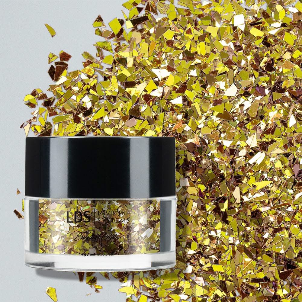 LDS Irregular Flakes Glitter DIG22 0.5 oz - DTK Nail Supply