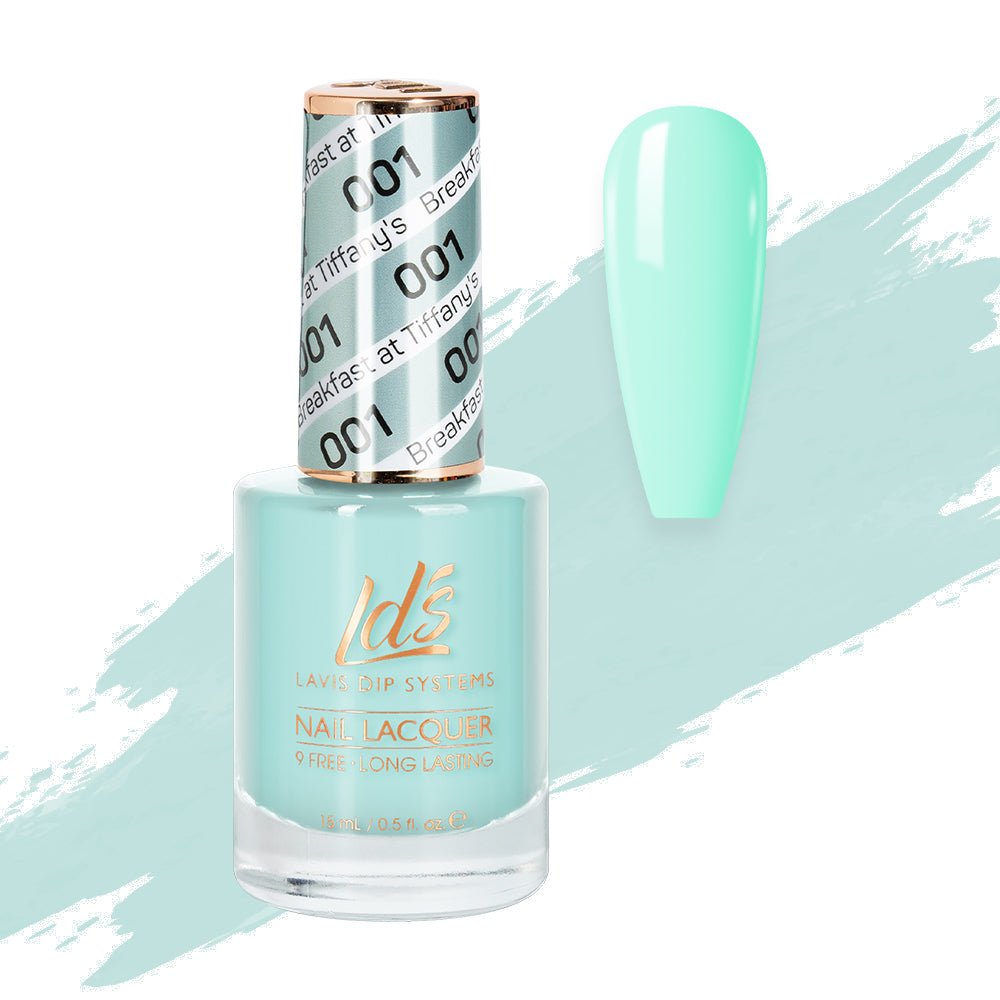 LDS Nail Lacquer - 001 Breakfast at Tiffany's - DTK Nail Supply