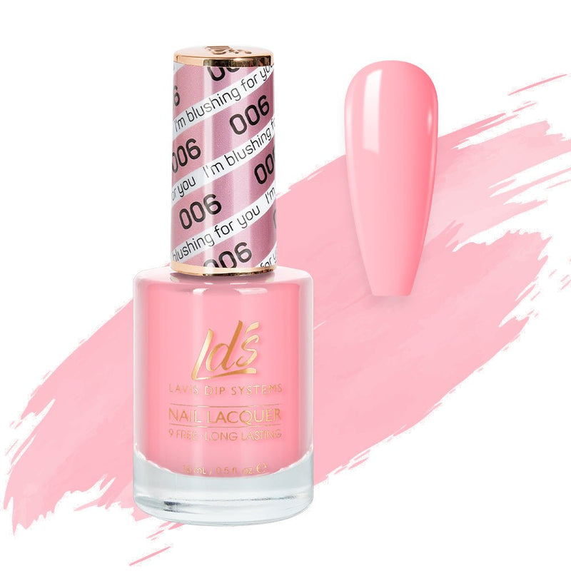 LDS Nail Lacquer - 006 I'm Blushing For You - DTK Nail Supply