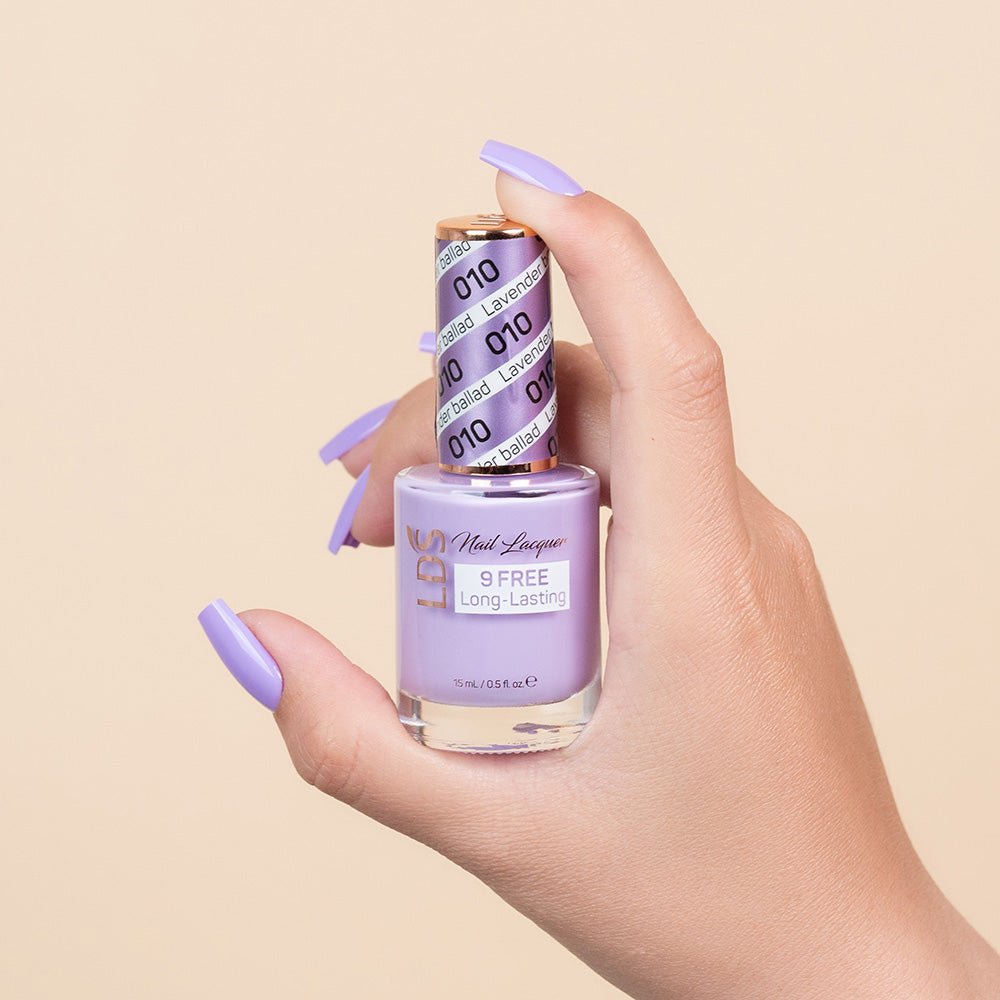 LDS Nail Lacquer - 010 Lavender Ballad - DTK Nail Supply