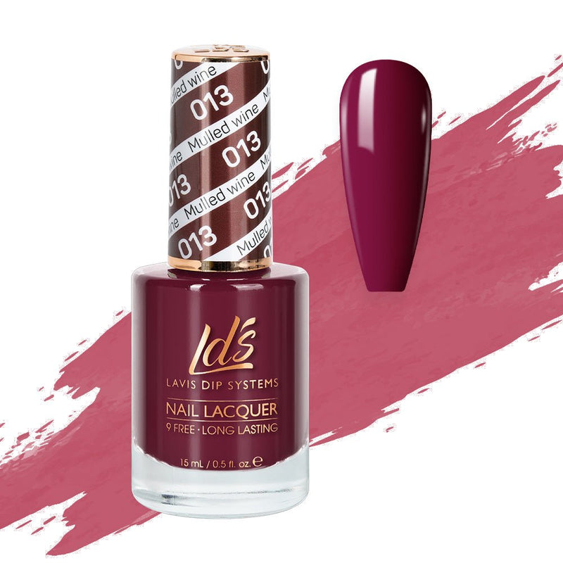 LDS Nail Lacquer - 013 Mulled Wine - DTK Nail Supply